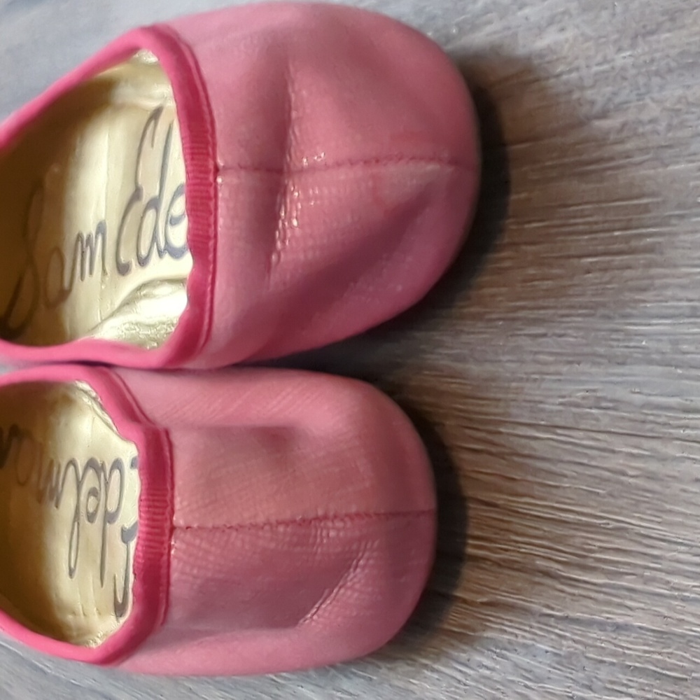 NWOT Sam Edelman Cherise - Fuchsia Ballet Flats w/ Bow- size 7.5 - Picture 5 of 8